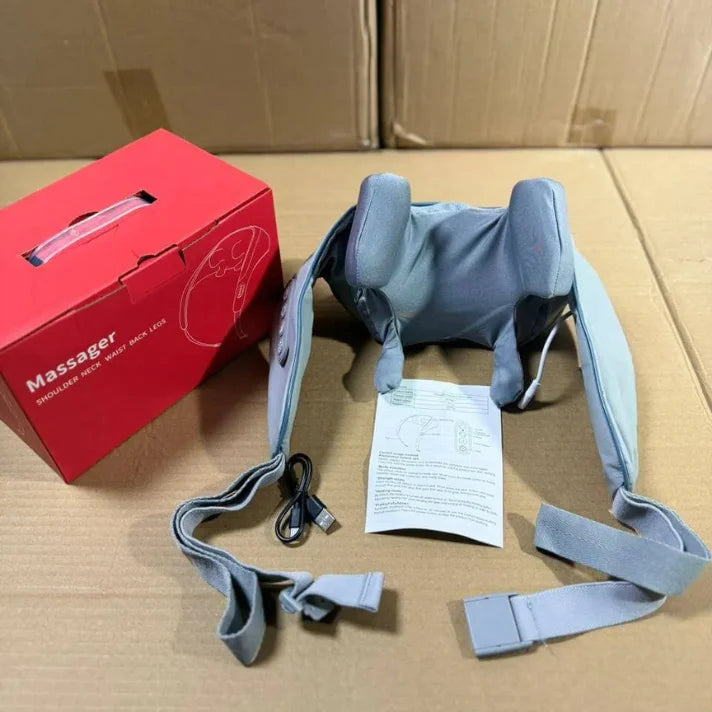 Neck Massager with Heat, Wireless Shiatsu 4D Experts Knet Neck Massager